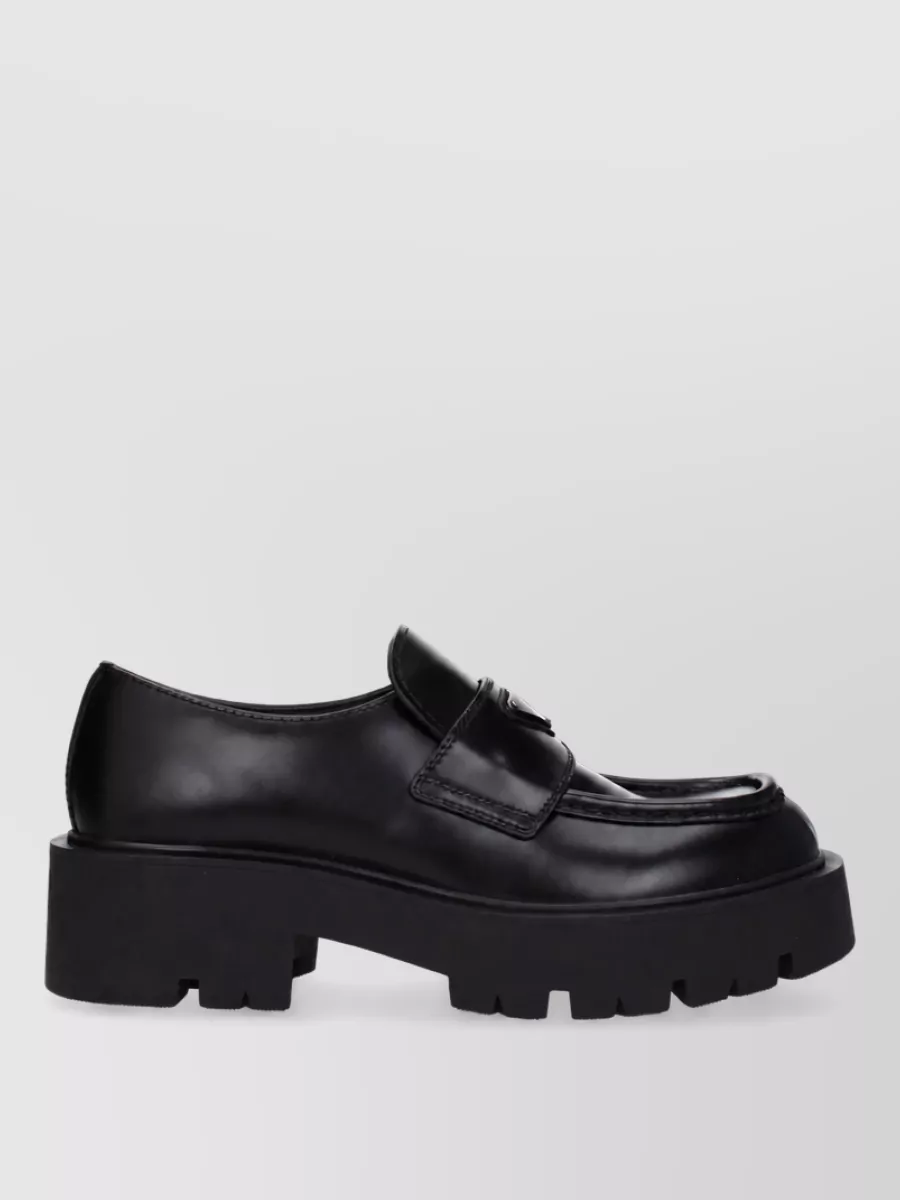 Prada Leather Derby Shoes
