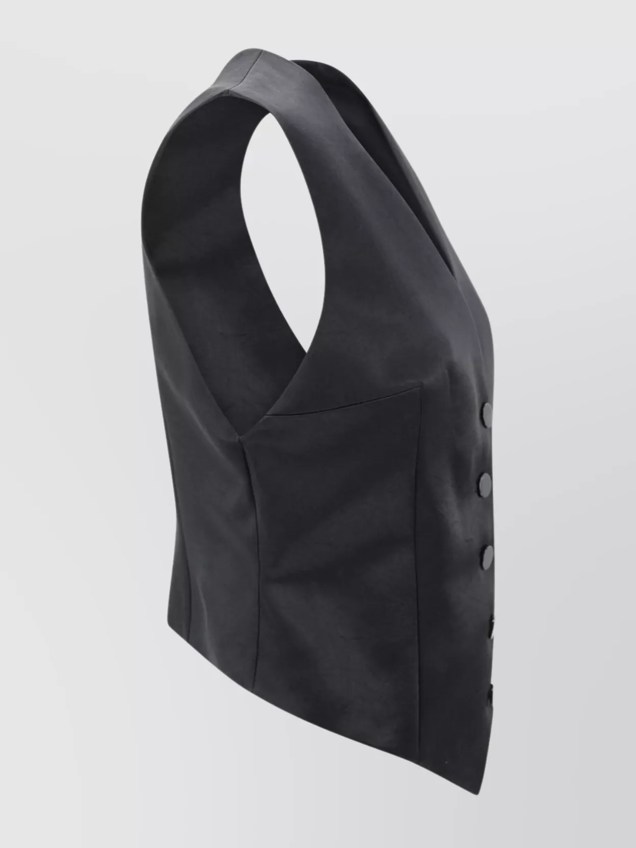 Philosophy Di Lorenzo Serafini V-neck Waistcoat Tailored Asymmetrical Hem