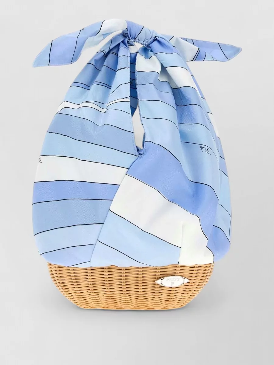 Pucci Silk Printed Bucket Bag