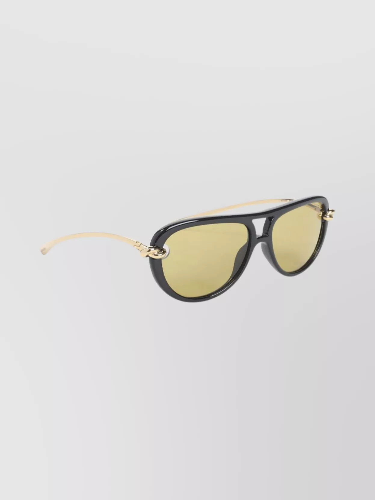 Bottega Veneta Aviator Sunglasses With Tinted Lenses And Metal Accents