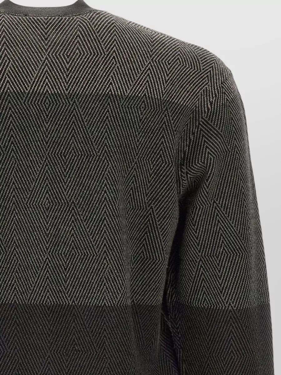Emporio Armani Virgin Wool Crew Neck Jumper