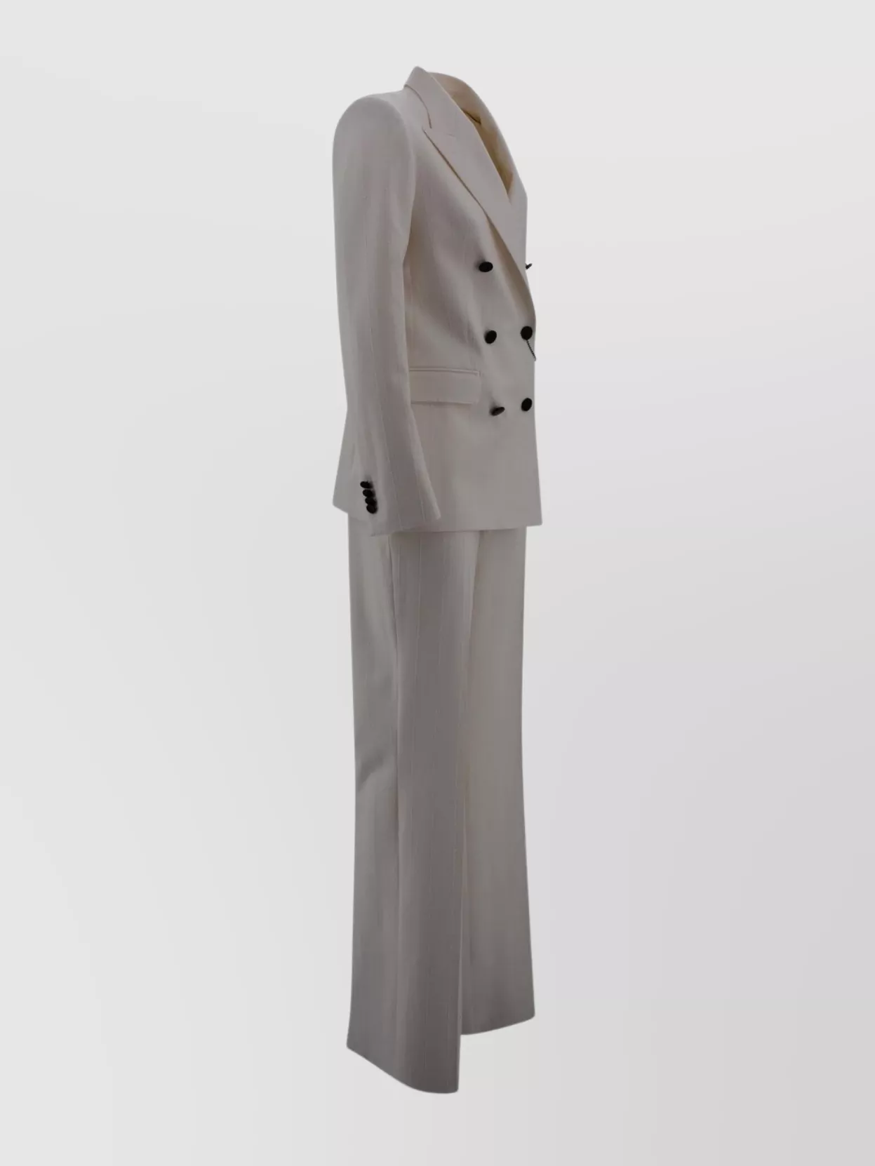 Tagliatore Knee Length Suit Striped Pattern