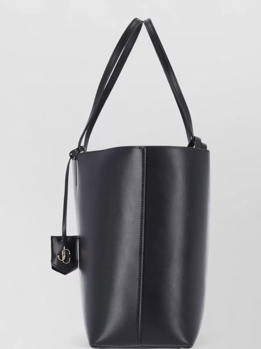 Jimmy Choo Shopper Leather Tote Bag