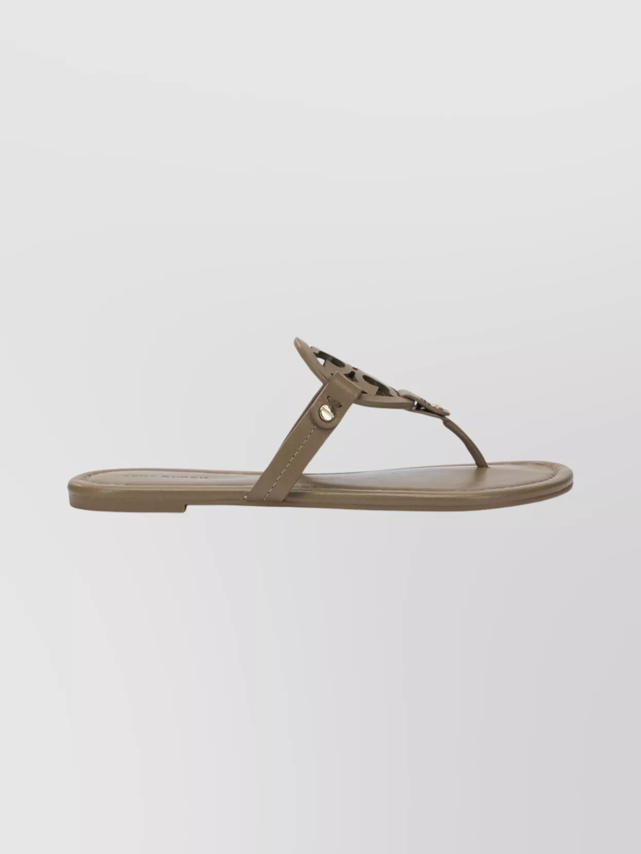 Tory Burch Open Toe Flat Sole Thong Strap Sandals