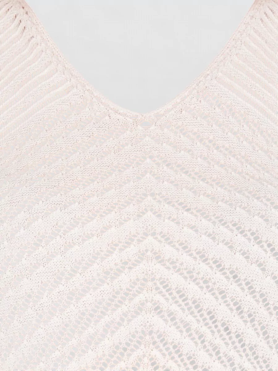 D.exterior Sleeveless V-Neck Blouse