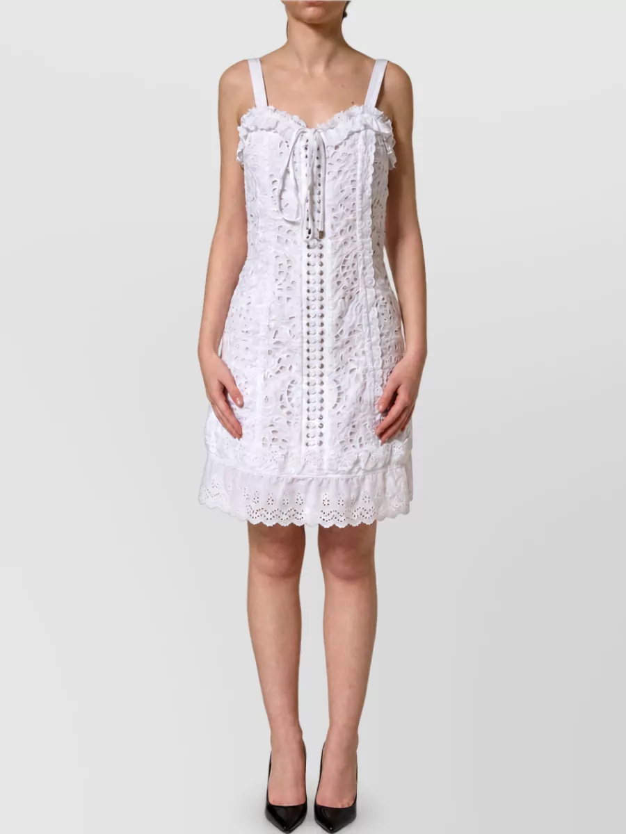 Dolce&Gabbana Broderie anglaise mini dress