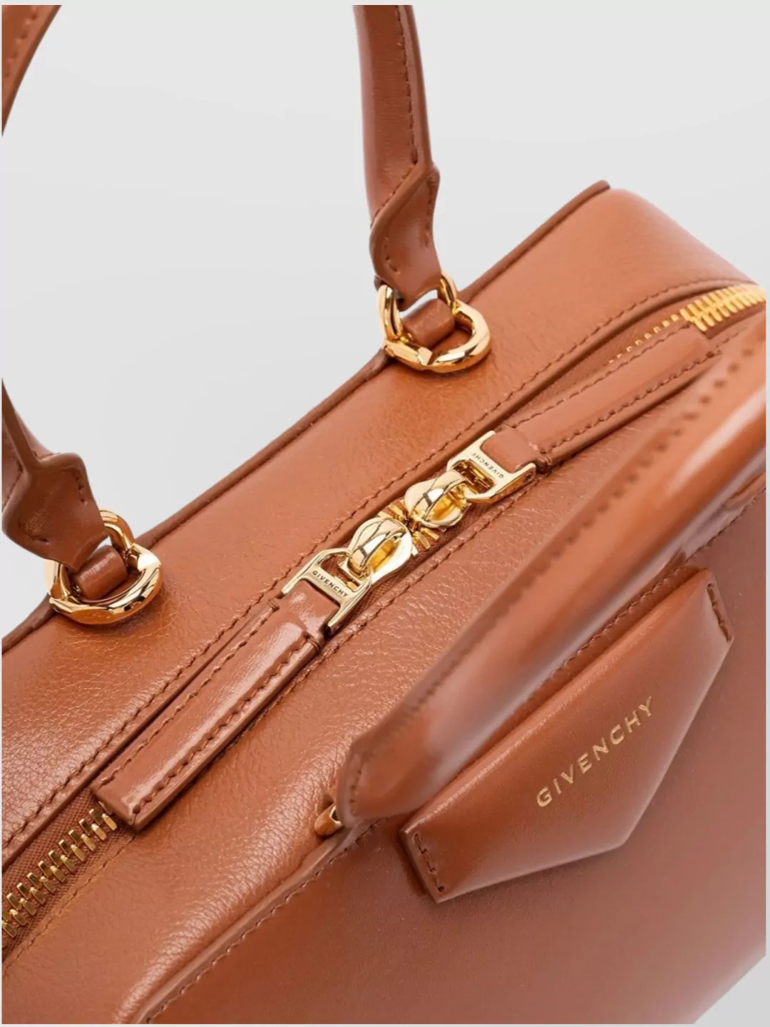 Givenchy Small Leather Box Bag East-West Style