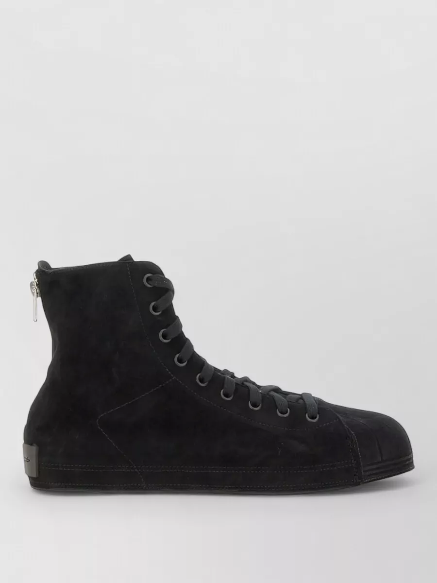Y-3 Leather High-Top Sneakers