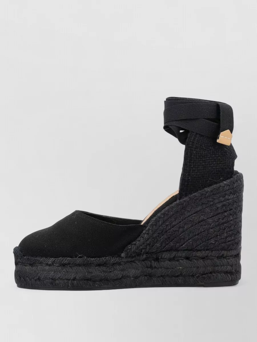 Castaner Cotton Wedge Espadrilles