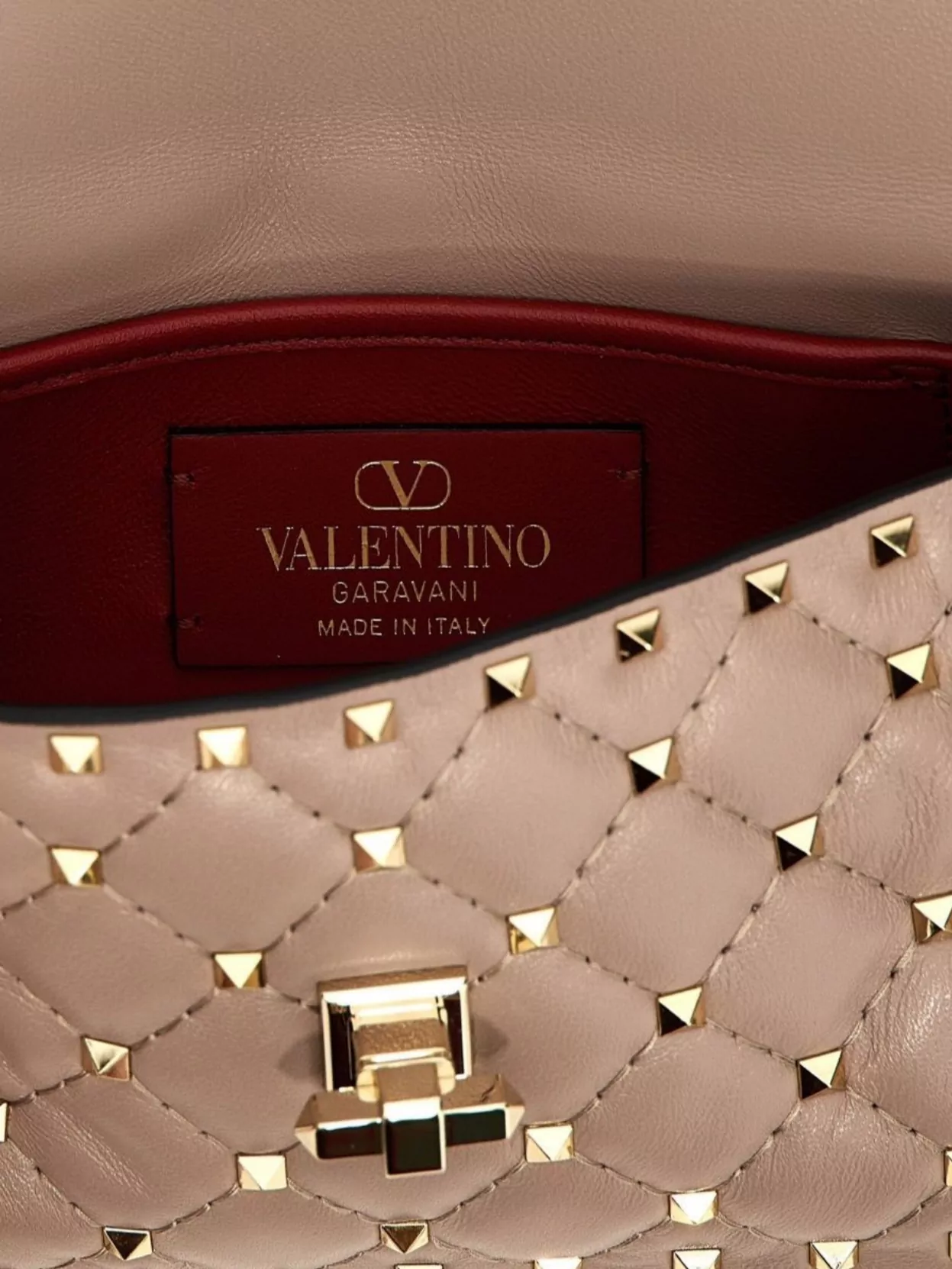 Valentino Garavani Quilted Spike Rockstud Handbag
