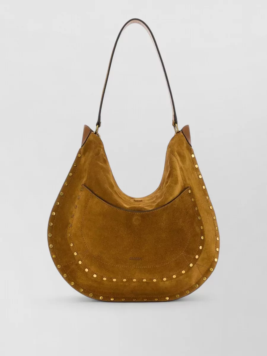 Isabel Marant hobo pocket suede leather shoulder bag