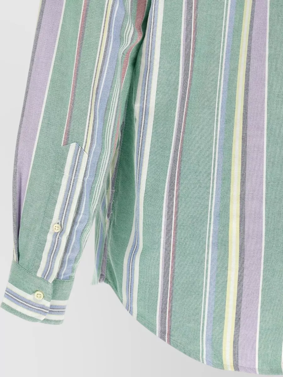 Polo Ralph Lauren Oxford Striped Shirt Button Down Collar