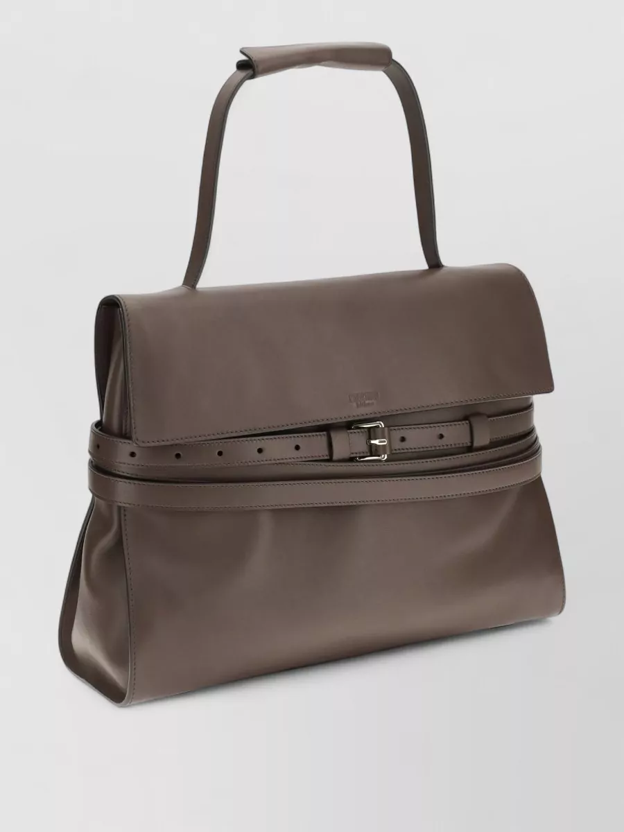 Moschino Calf Leather Shoulder Bag