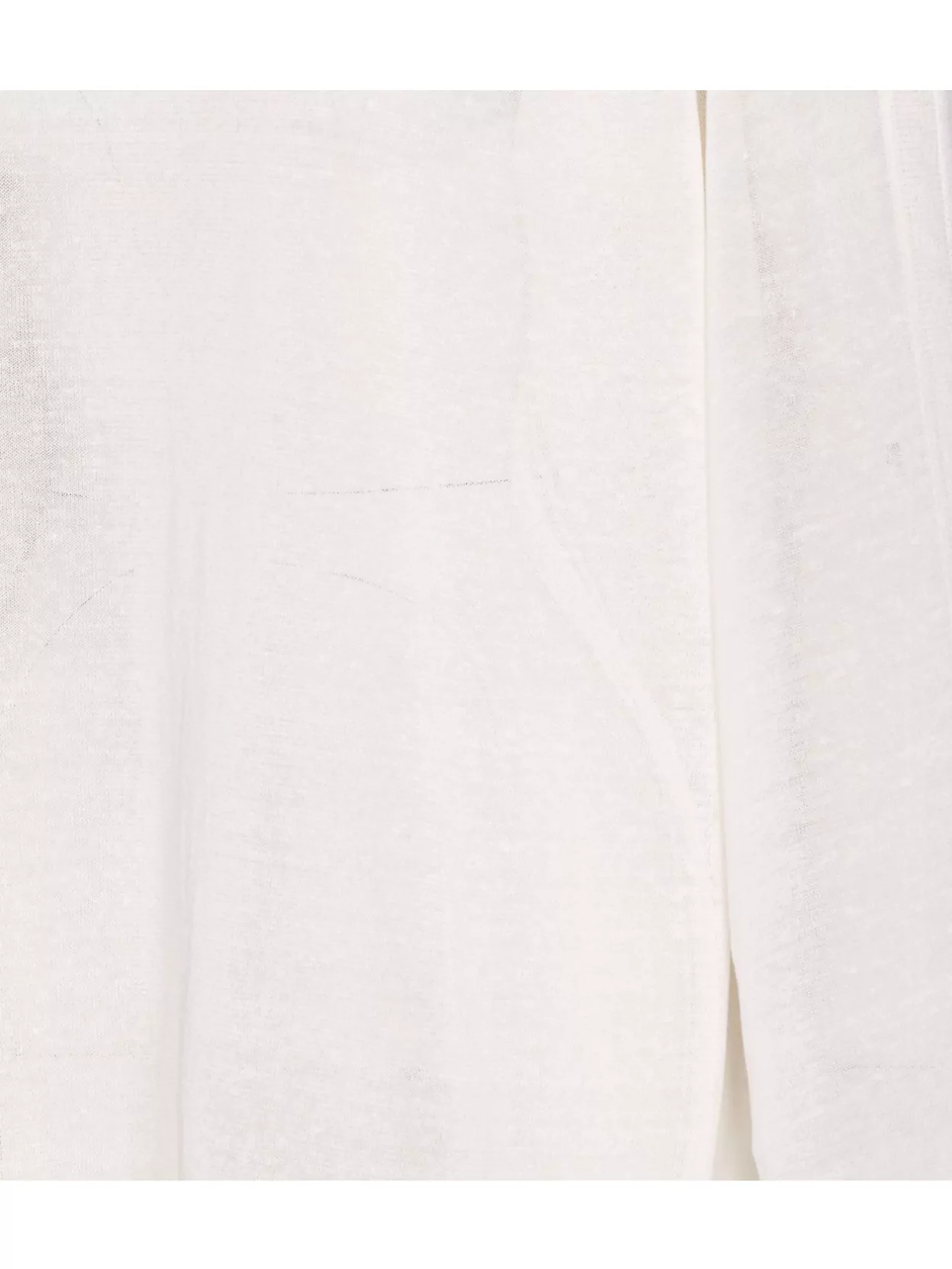 Alaïa Sheer Boat Neck Kaftan Dress With Splits In White