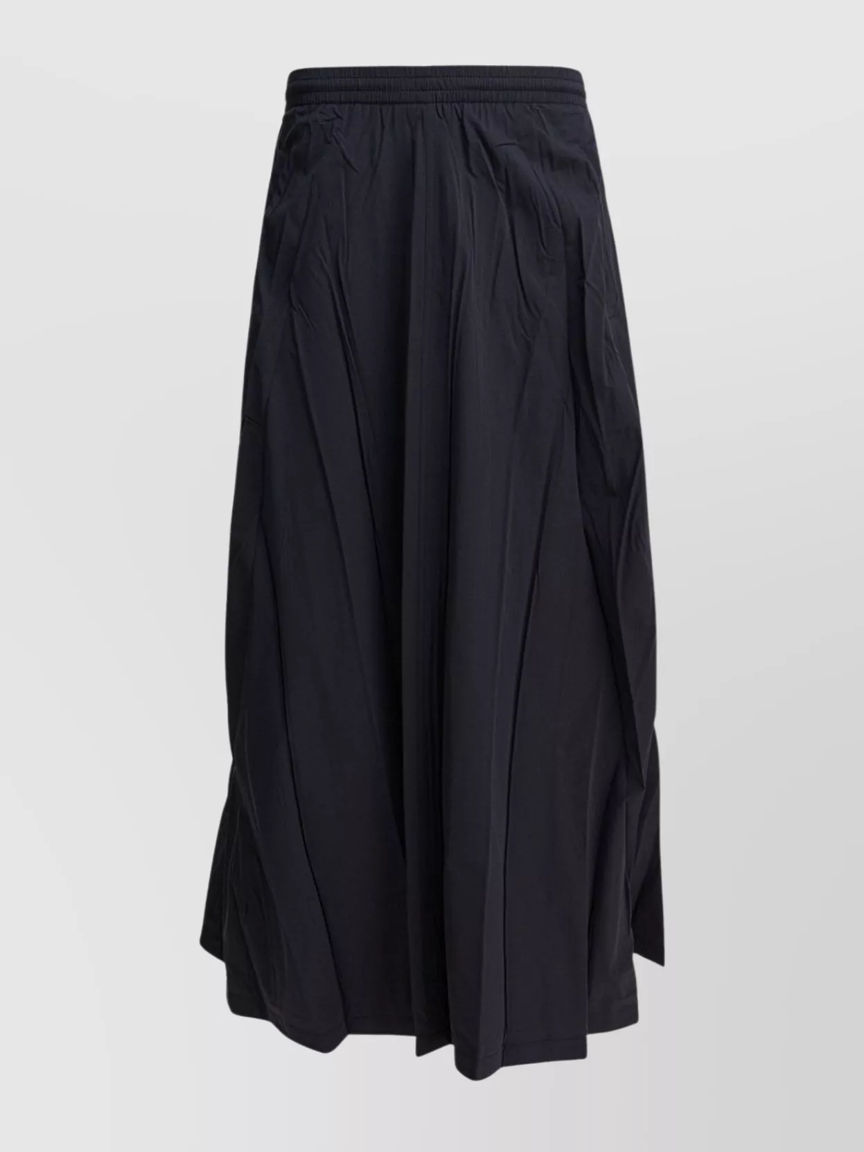 Balenciaga Elastic Waistband Midi Length Pleated Skirts