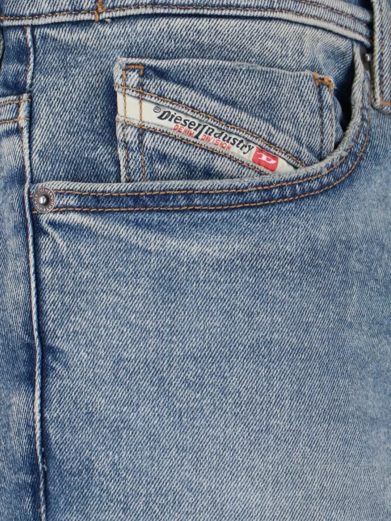 Diesel Straight Leg Trousers Featuring Five-Pocket Design