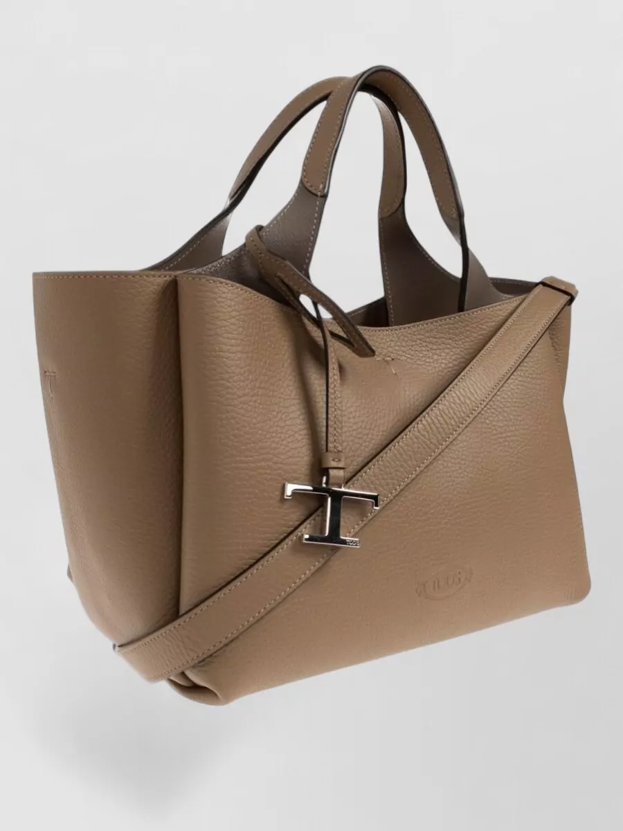 Tod's T Timeless Mini Leather Shoulder Bag