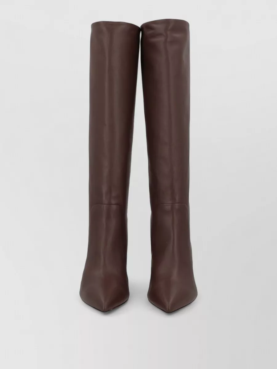 Paris Texas leather knee-high boots