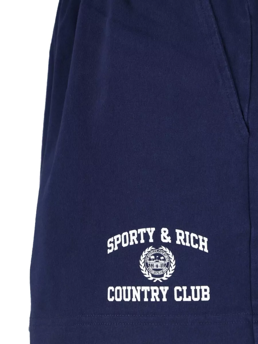 Sporty & Rich Straight Knee-Length Shorts