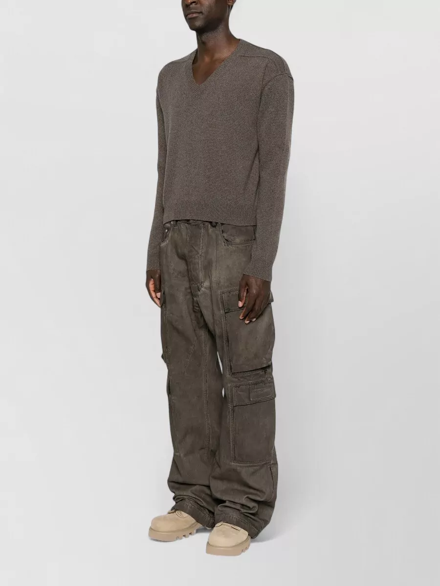 Rick Owens Cashmere V-Neck Sweater