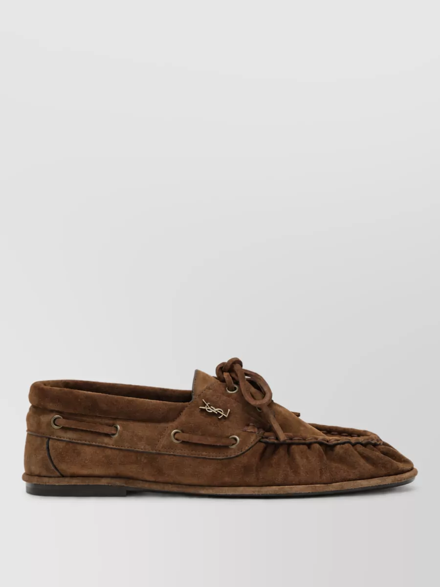Saint Laurent suede mules