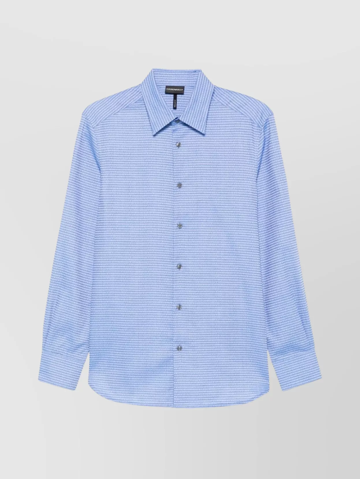 Emporio Armani Logo Print Cotton Shirt