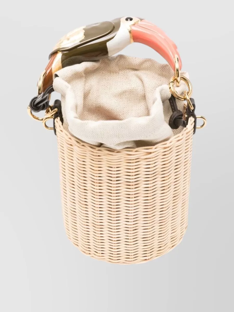 Chloé Raffia Bucket Bag