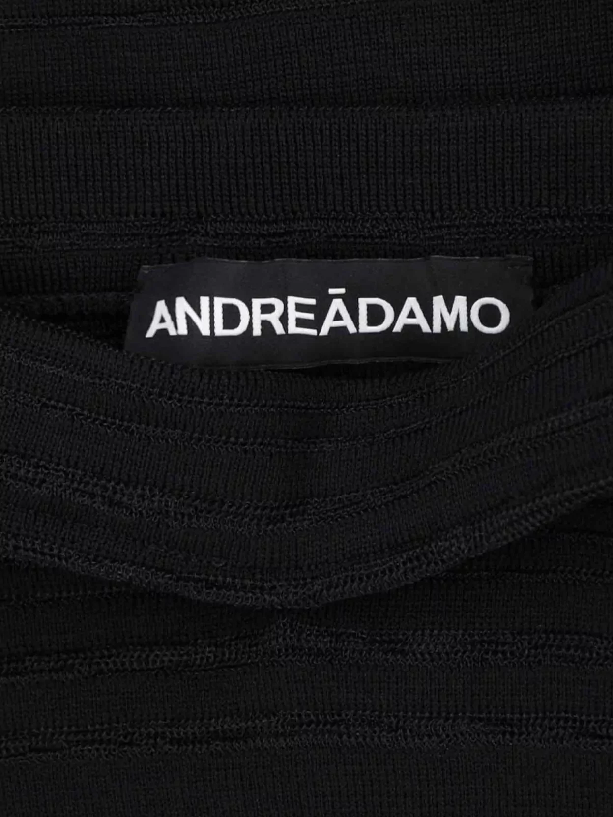 Andreadãmo Knee Length Skirt Elastic Waistband