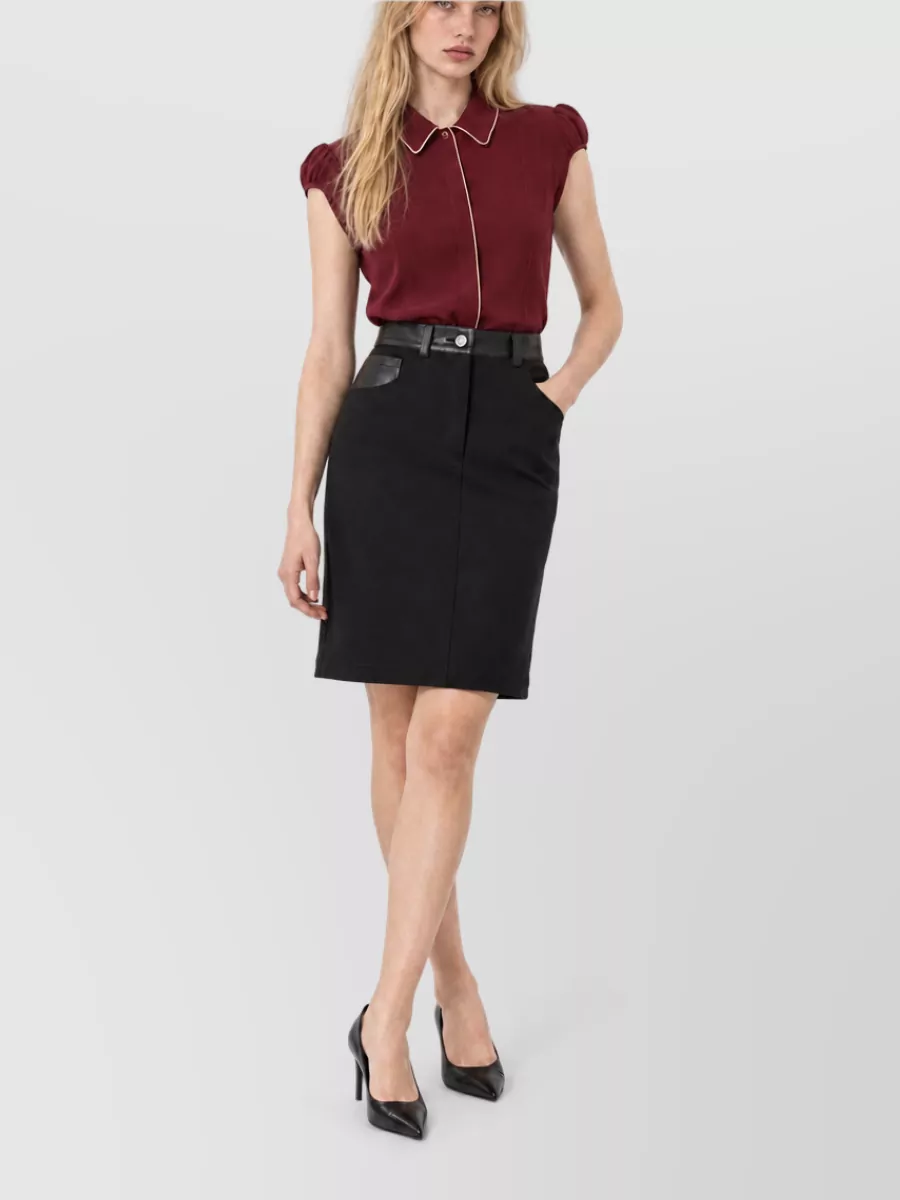 Max Mara Wool Fitted Skirt