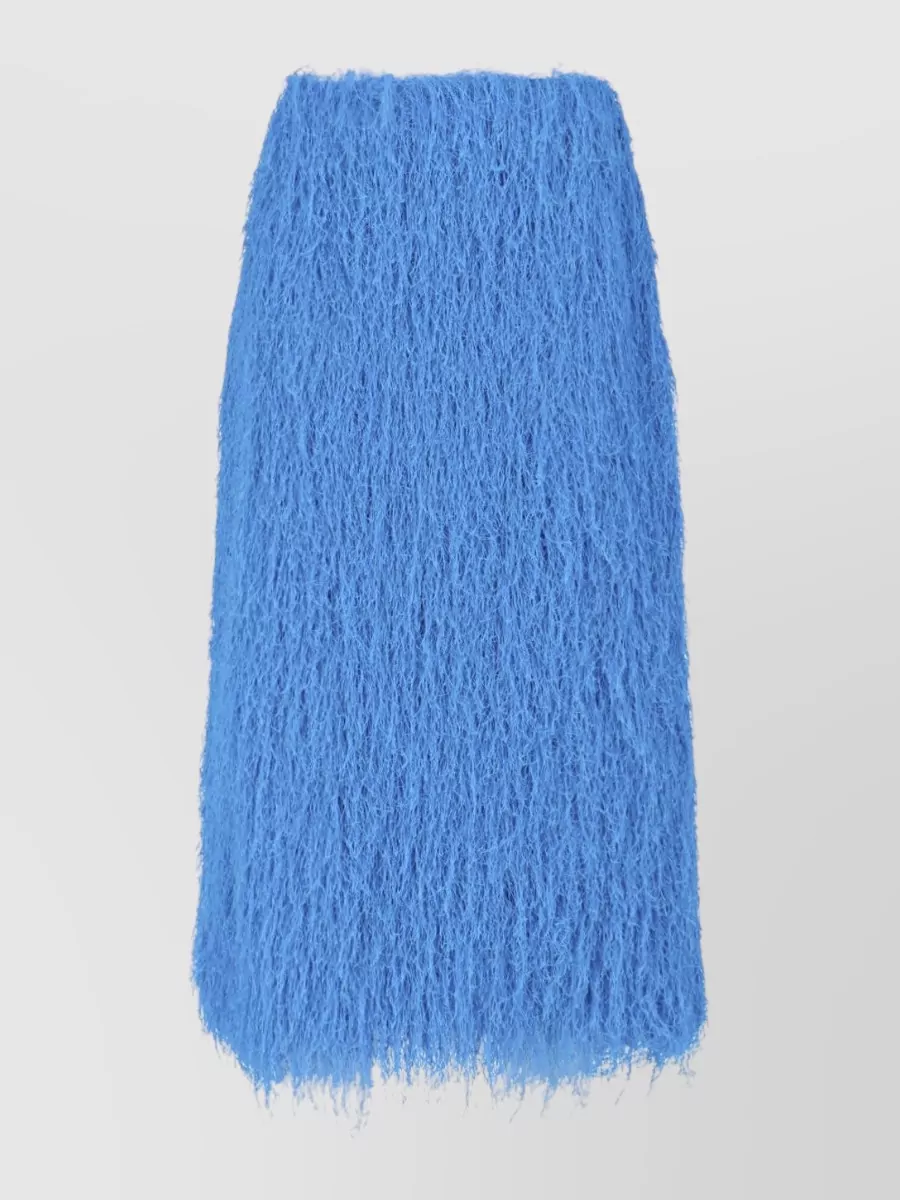 Dries Van Noten Fringed Midi Skirt