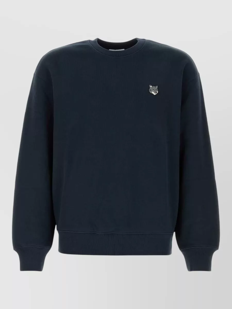 Maison Kitsuné organic cotton crew neck sweatshirt