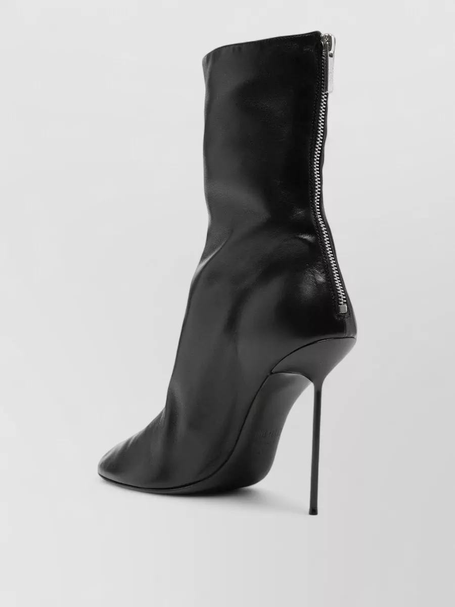 Paris Texas Leather Stiletto-Heel Ankle Boots
