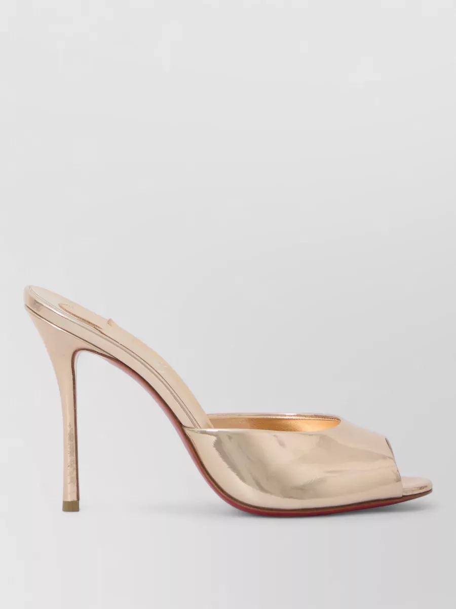 Christian Louboutin Leather Mule Sandals