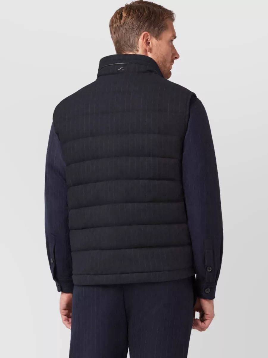 Paul & Shark Virgin Wool Quilted Padded Gilet