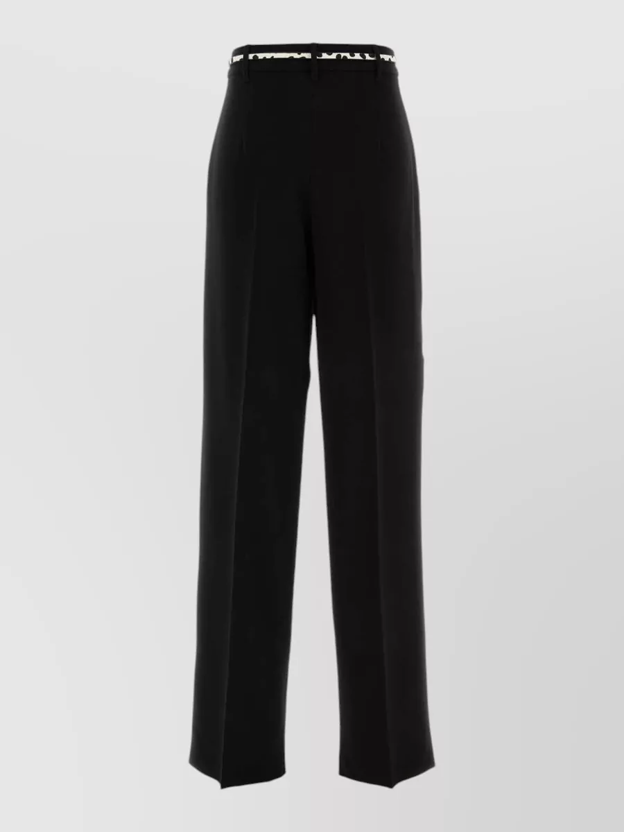 Max Mara Crepe Wide-Leg Trousers