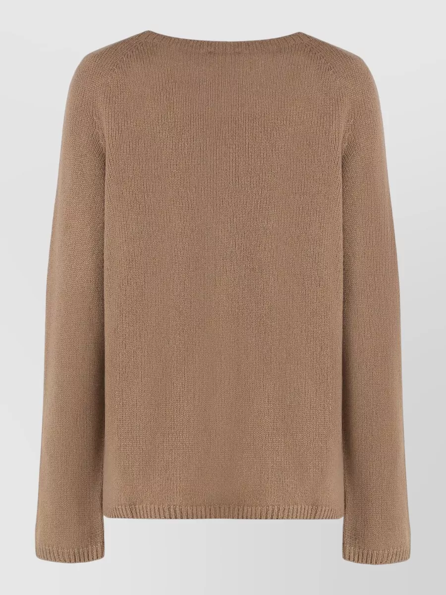 S Max Mara Georg Crew Neck Wool Cashmere Sweater