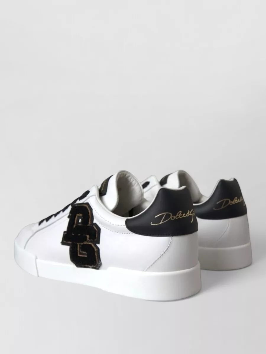 Dolce&Gabbana Leather Low-Top Sneakers