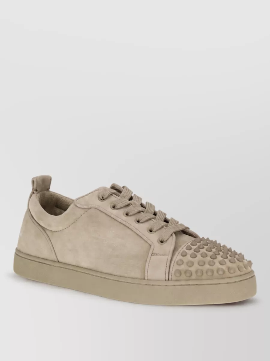 Christian Louboutin suede leather sneakers