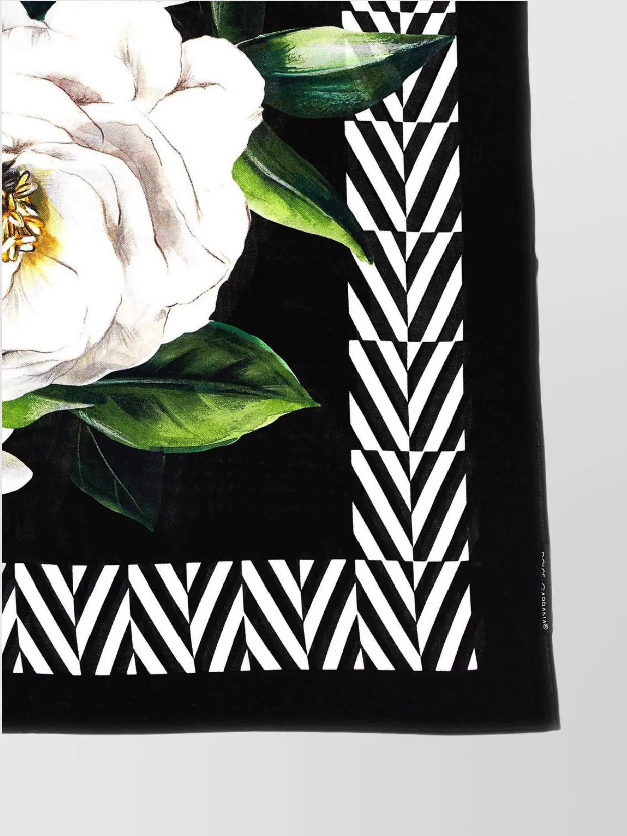 Dolce & Gabbana Floral Print Luxurious Silk Scarf