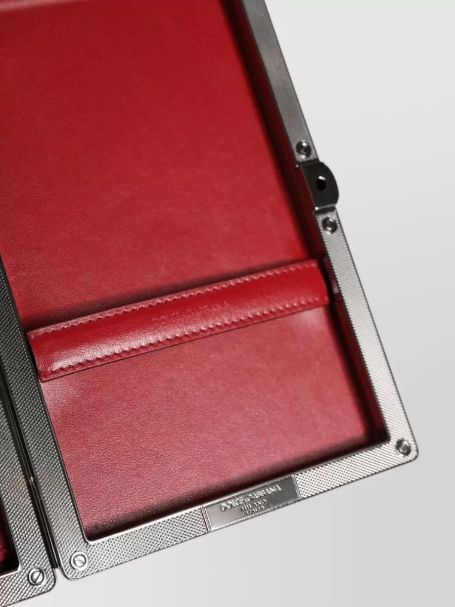 Dolce&Gabbana Devotion Calf Leather Clutch Bag