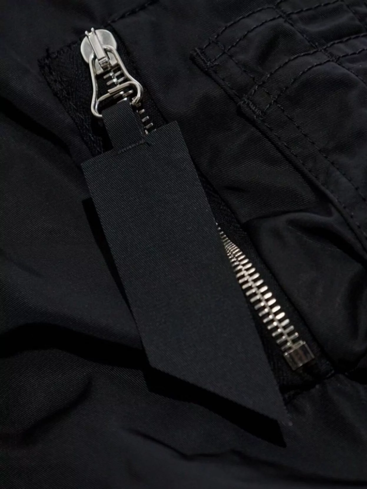 The Attico Anja Bomber Jacket With Ribbed Cuffs