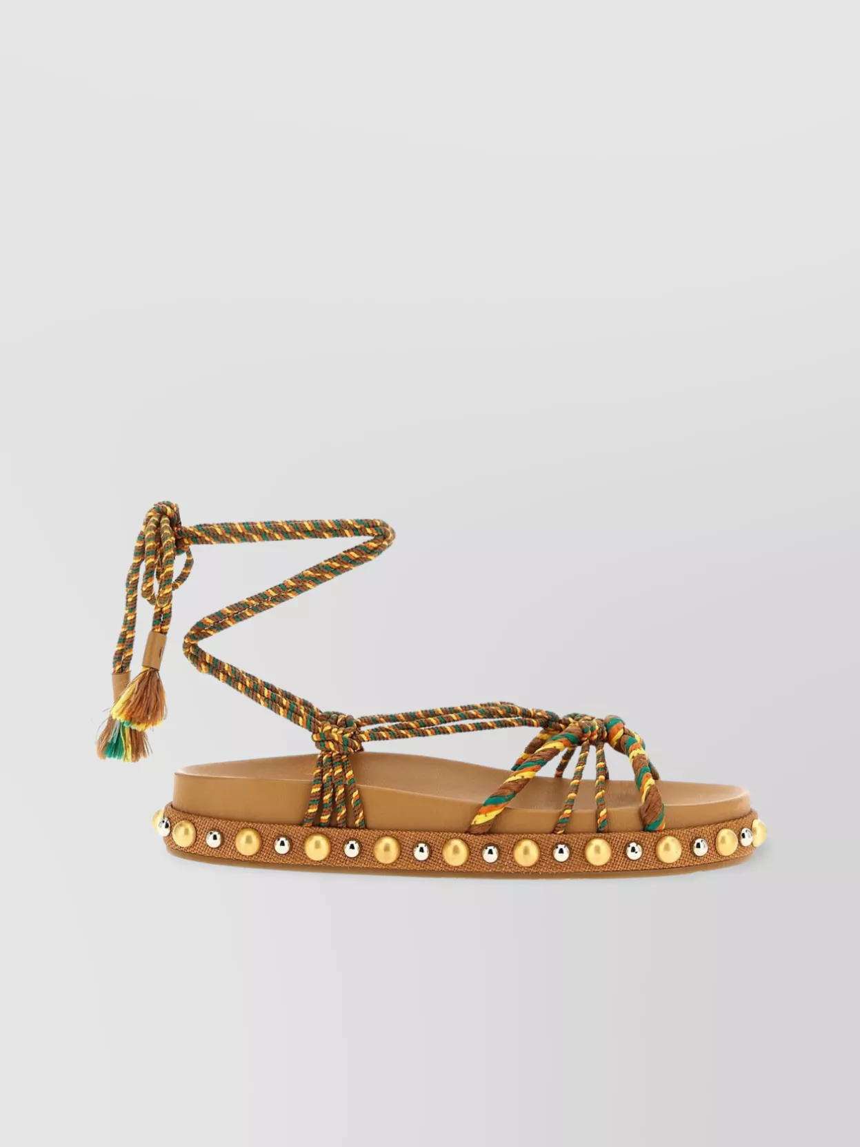Aquazzura Exotic Rope Tassel Sandals