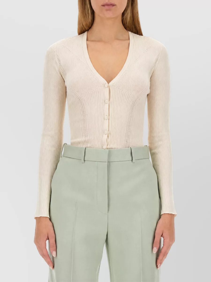 Lanvin Cashmere Silk Wool Cardigan