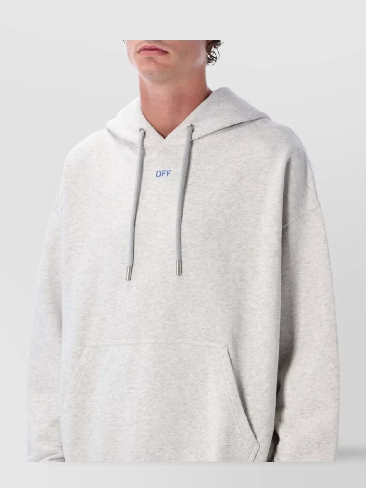 Off-White Skate Hoodie With Drawstring And Pocket