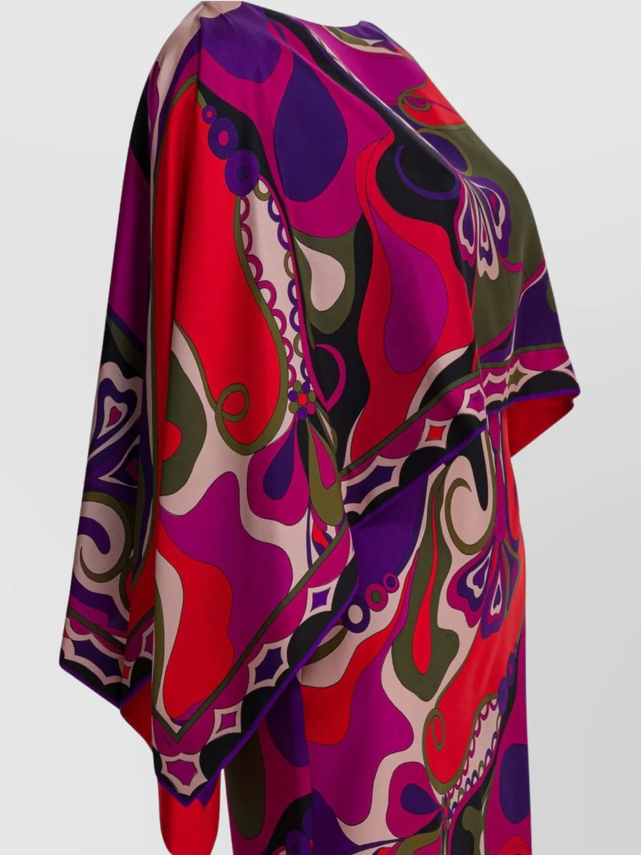 Pucci Floor-Length Dress Draped Overlay