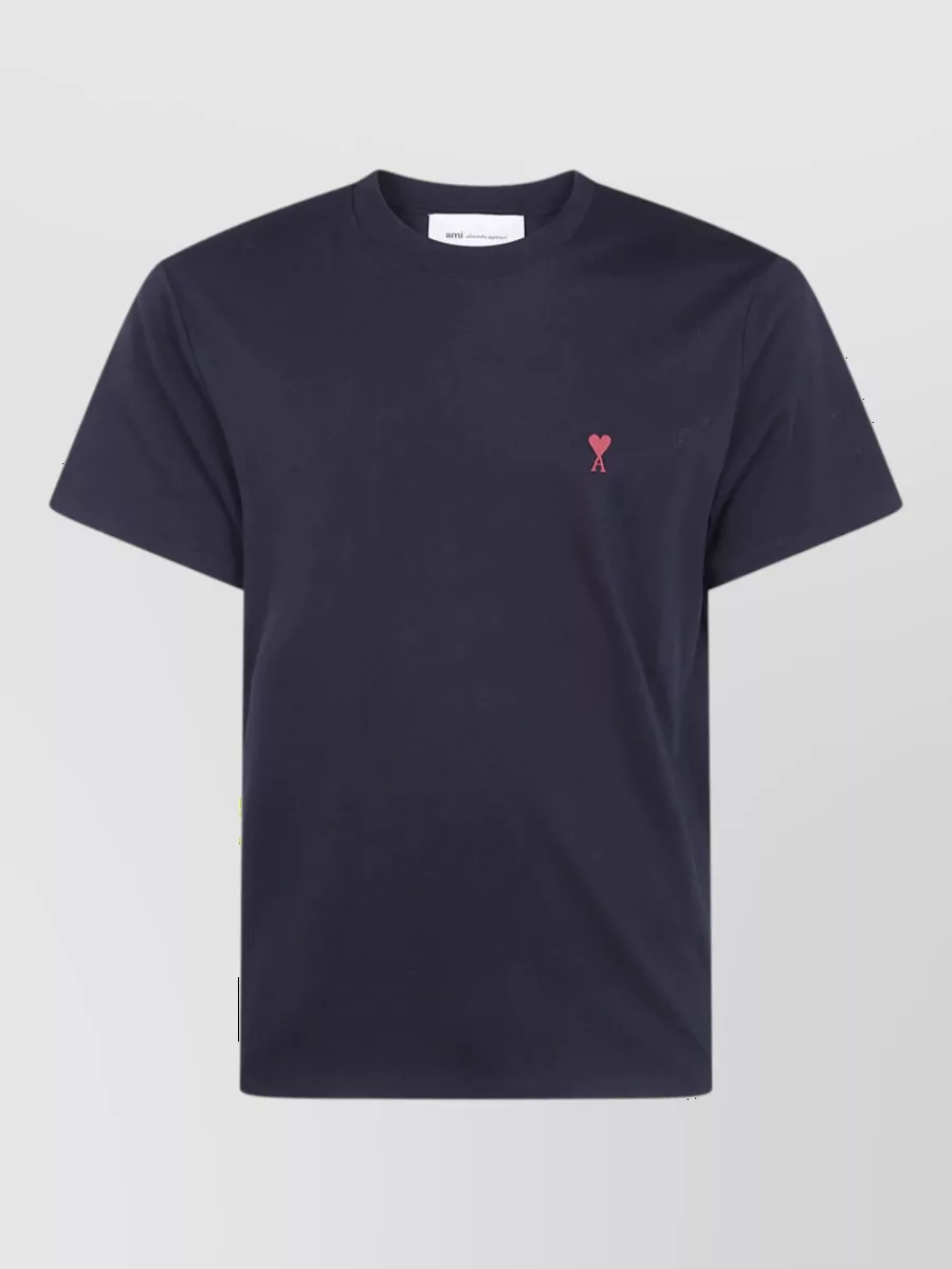 Ami Paris cotton logo-print t-shirt