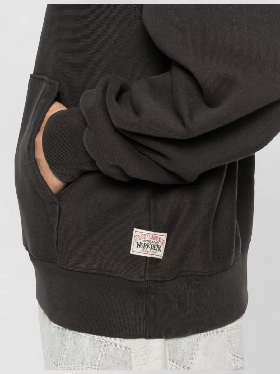 Stüssy Drawstring Hooded Sweatshirt Kangaroo Pocket