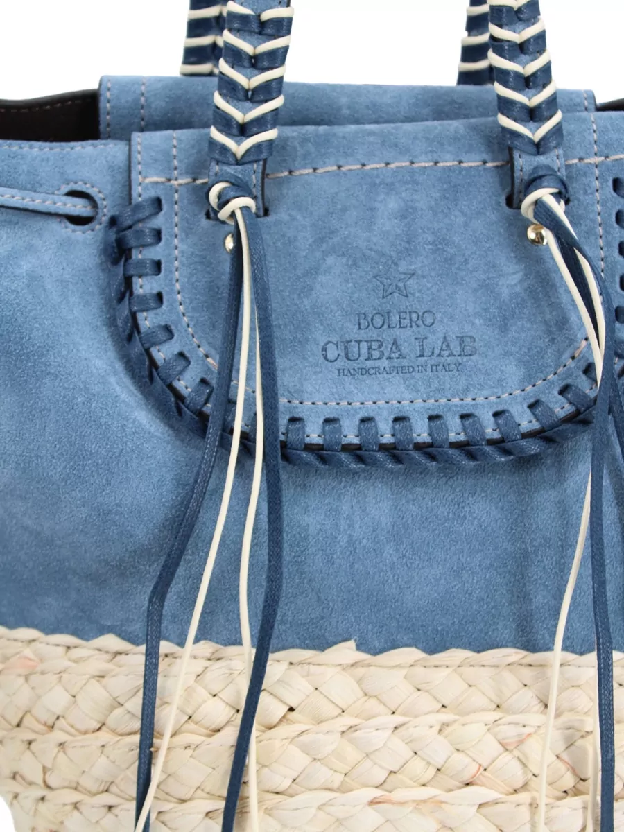 Cuba Lab Raffia Tote Bag