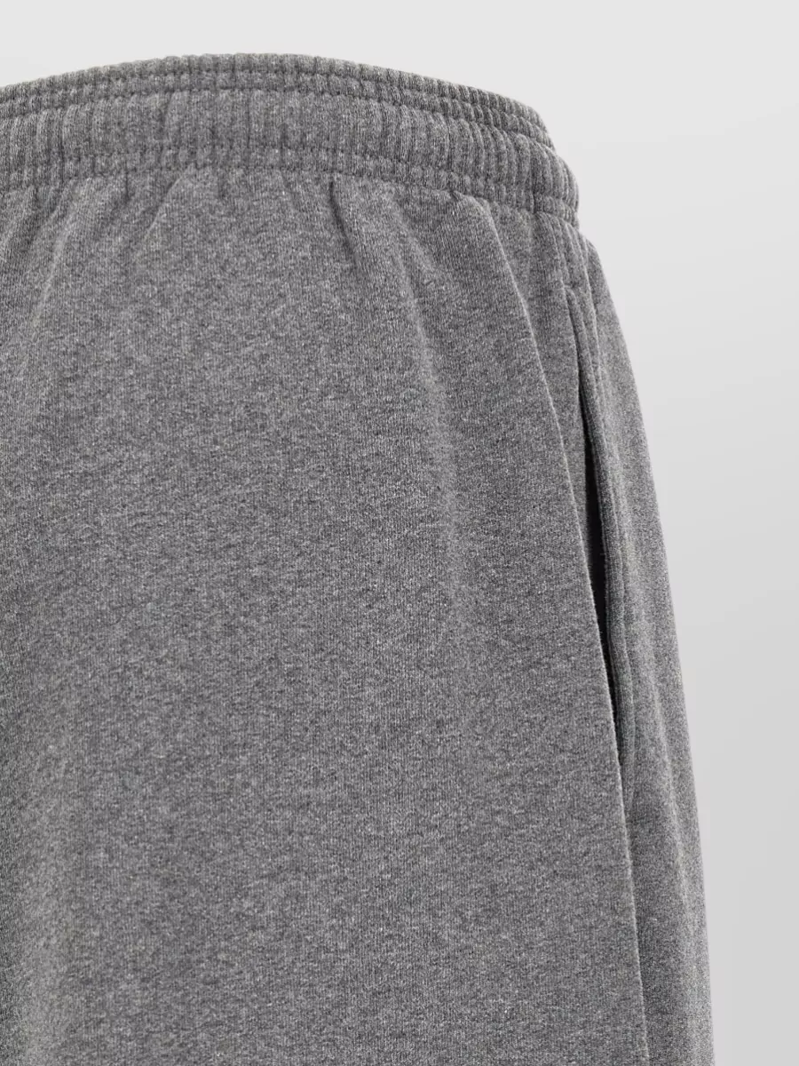 Alexander Wang Cotton Logo Wide-Leg Sweatpants