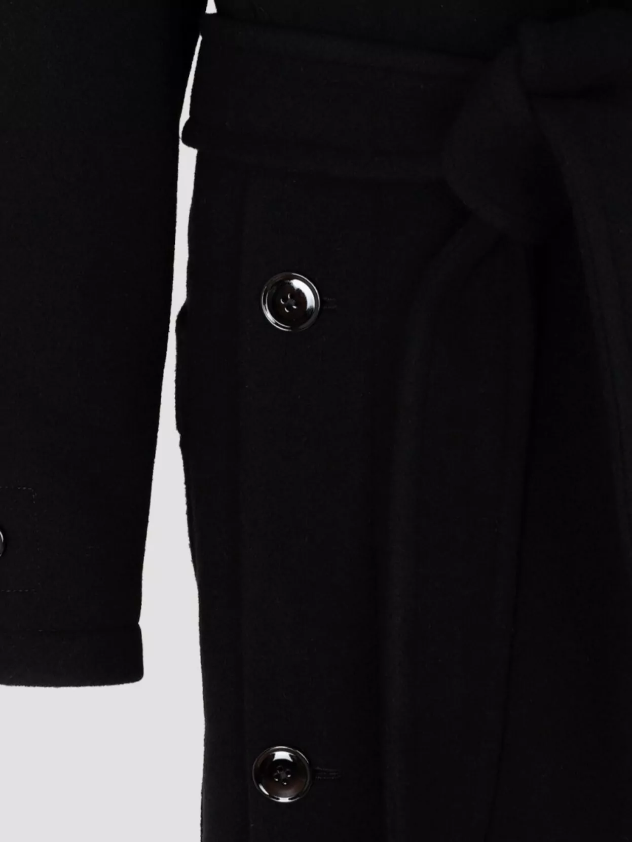 Lemaire Wool Oversized Double Breasted Belted Coat